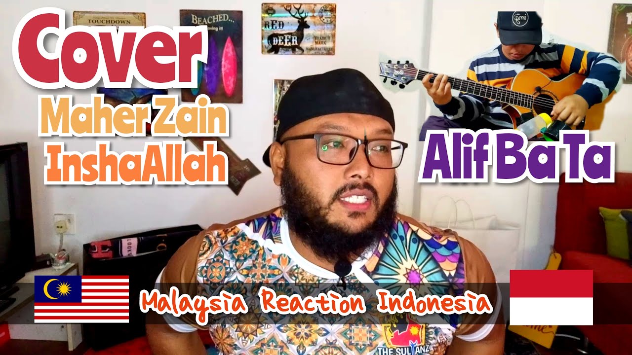 InshaAllah saya akan react lagi || Alip Ba Ta InsyaAllah - Maher Zain (React18 Amyn)