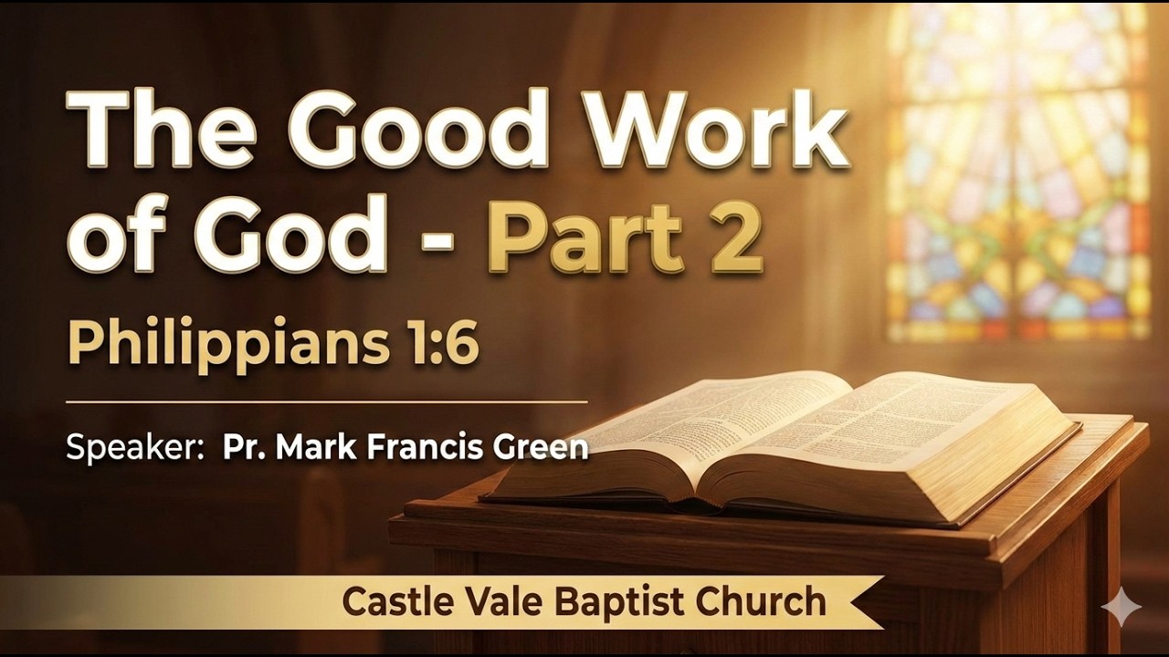 The Good Work of God – Part 2 - Philippians 1:6 - Pr. Mark Francis Green - Sunday Sermon