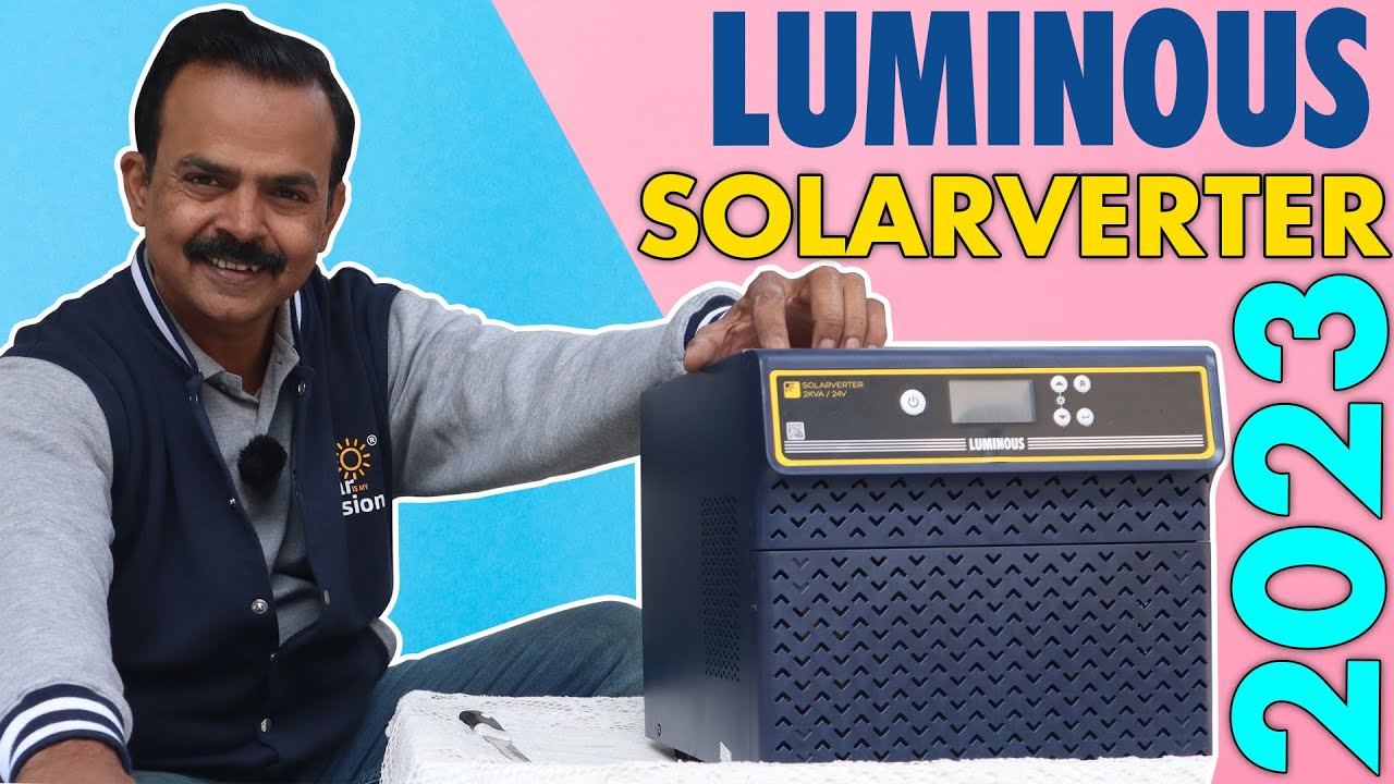 Солнечный инвертор Luminous 2 кВА / 24 В | Технические характеристики и характеристики блока упра...