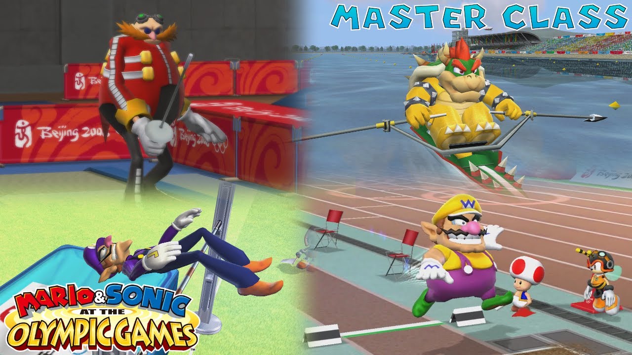 Mario & Sonic at the Olympic Games (Wii) [4K] - Circuit Mode (Master's Class)