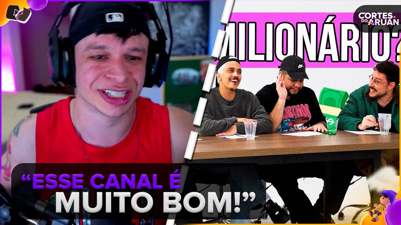 ARUAN REAGE: QUEM É O MILIONÁRIO? (AQUELES CARAS) - Cortes do Aruan