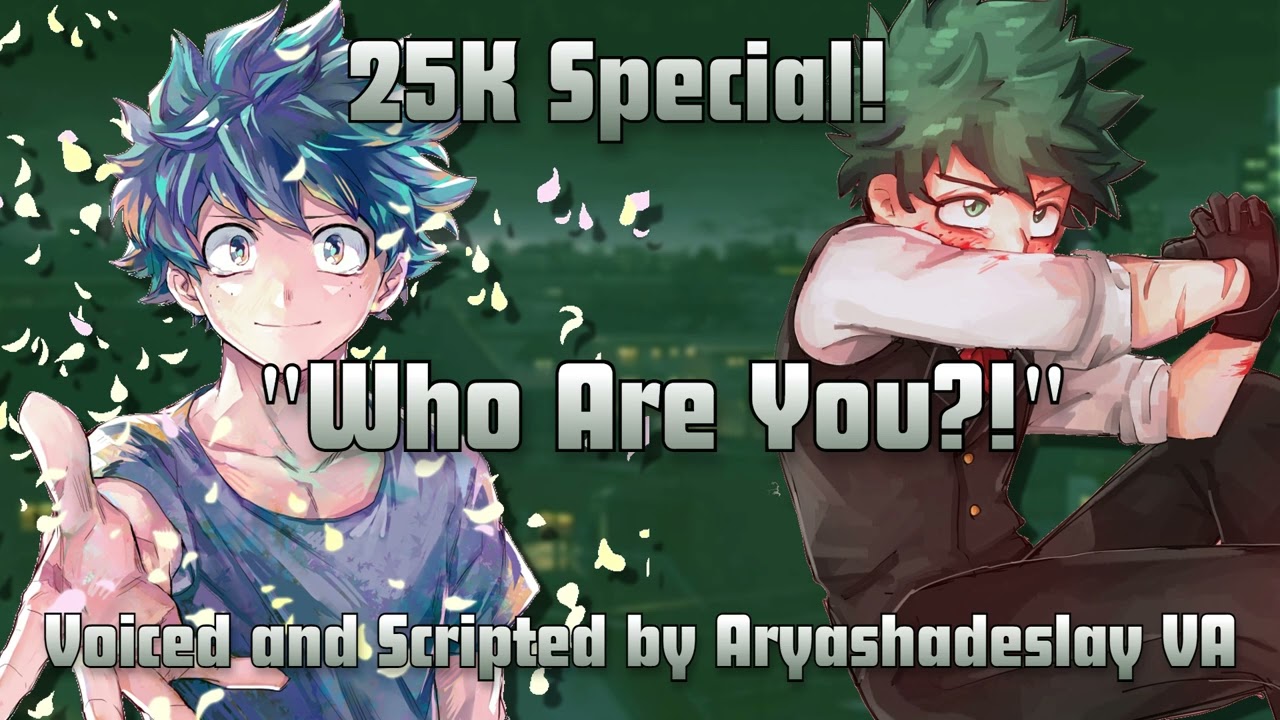 Villain Deku and Hero Deku Meet?!: 25K Special ASMR Roleplay [M4A][My Hero Academia]