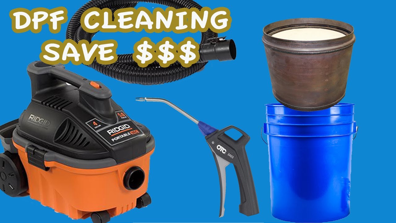 CLEAN DPF FILTER YOURSELF USING VACUUM / DPF CLEANING clear code snp 4364 / SPN 3361