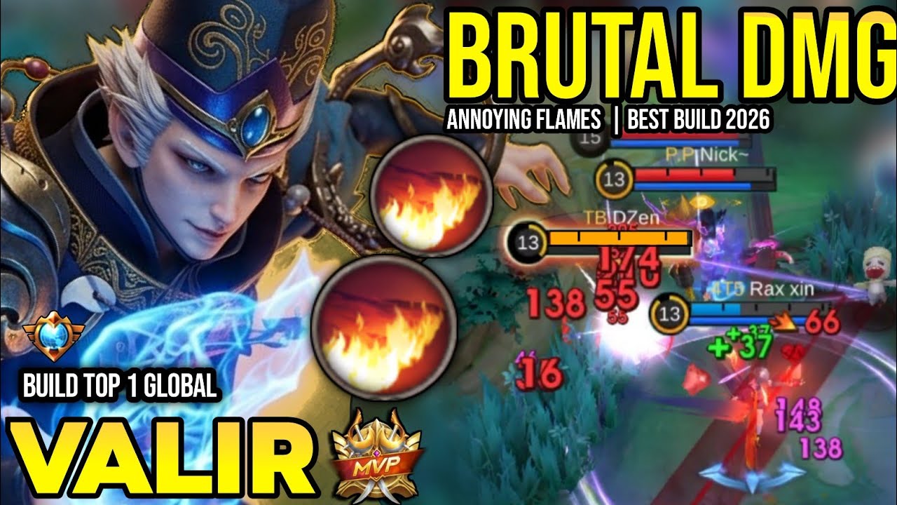 Лучшая сборка для Валира 2026 года | Лучшая сборка Валира в мире | Mobile Legends✓