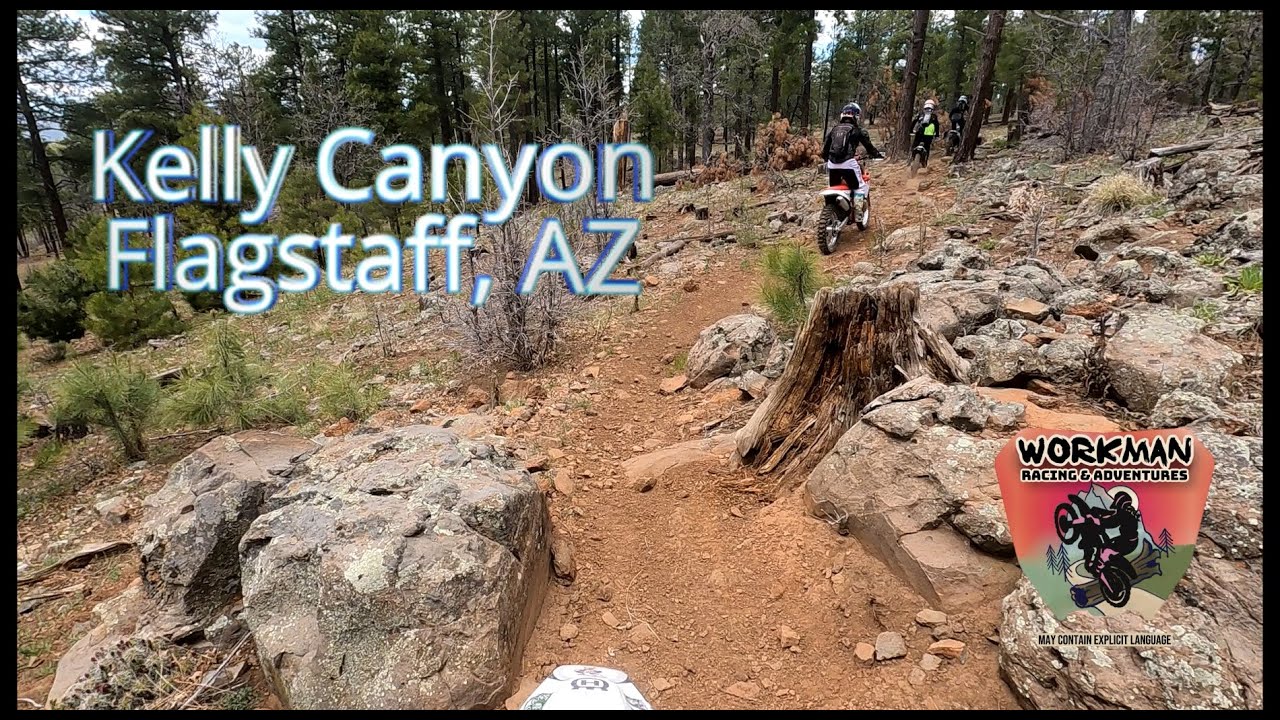 Riding Kelly Canyon~Flagstaff, AZ #dirtbike #singletrack