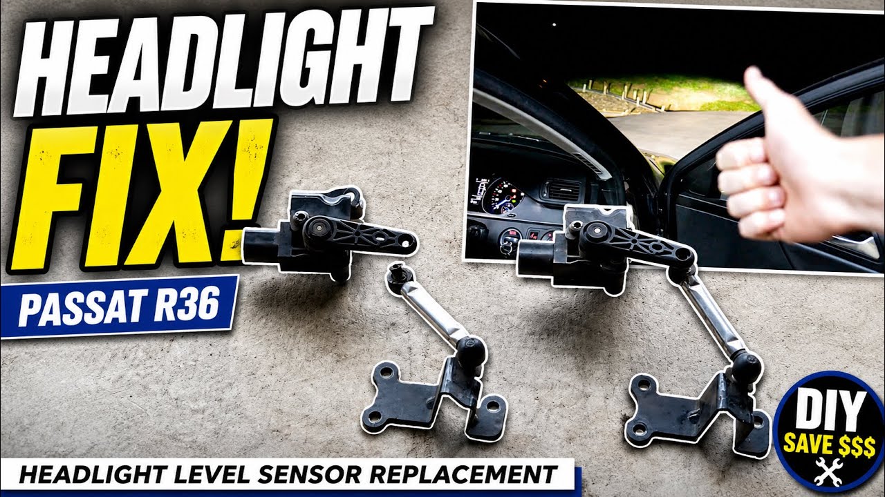 B6 Passat Headlight Leveler Replacement (R36)