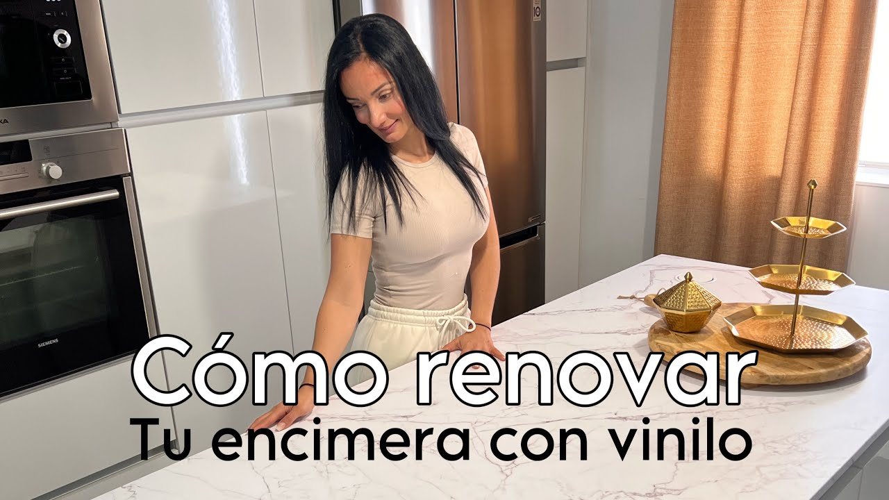 Cómo renovar tu encimera con vinilo
