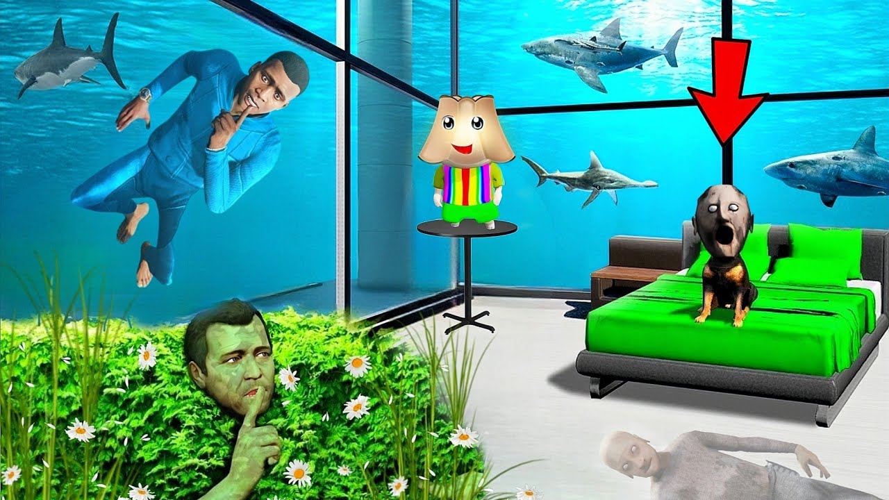 Extreme underwater hide and seek in GTA 5