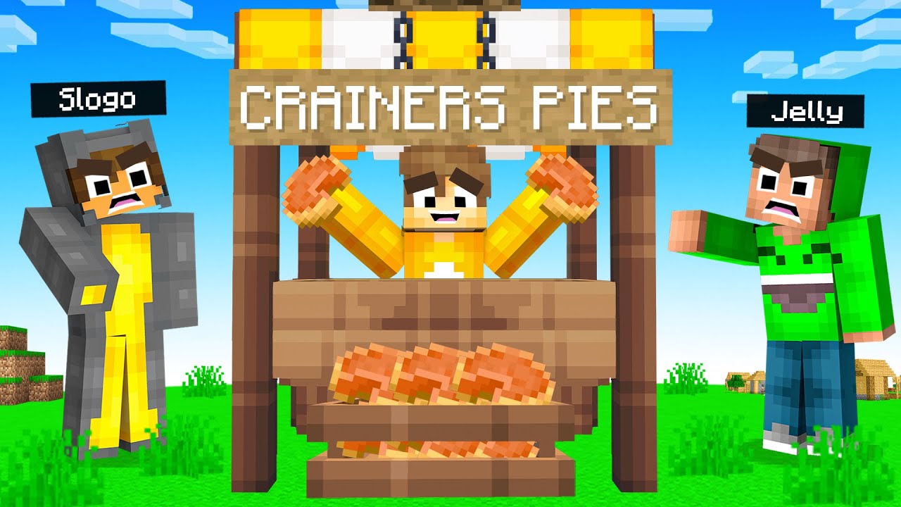 Продаю тыквенные пироги в Minecraft! (Остров Кальмара)