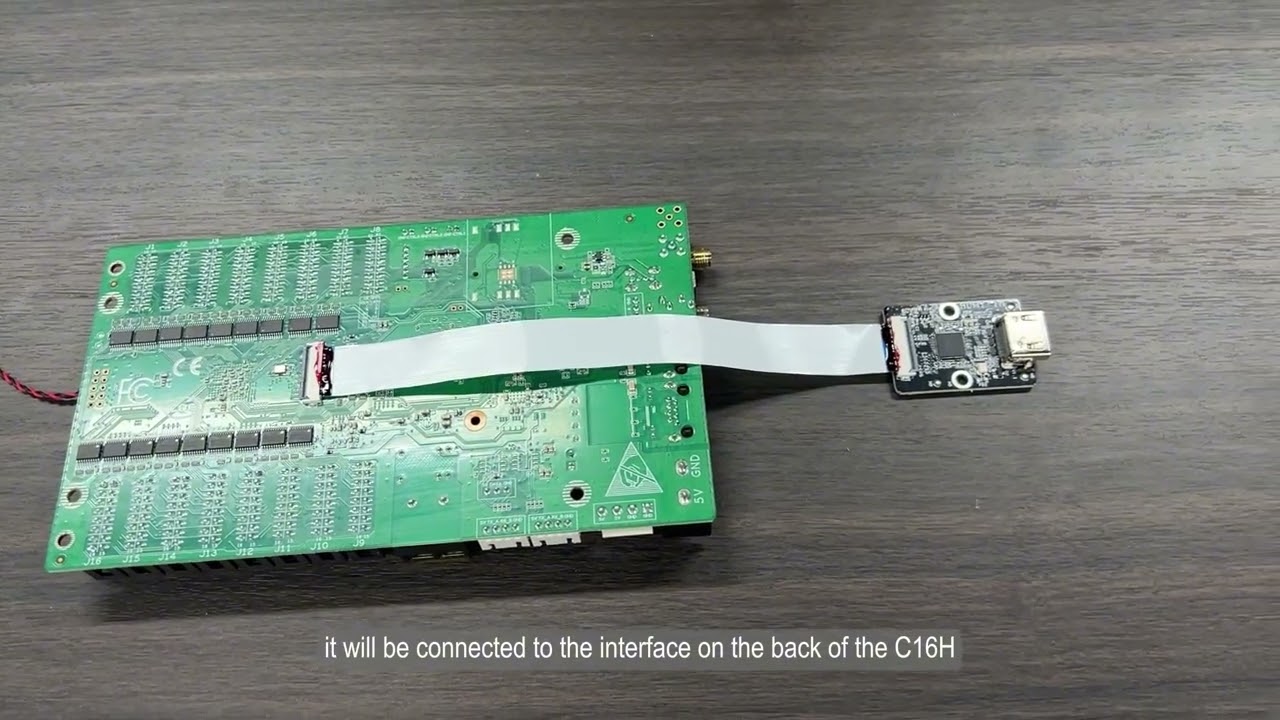 Asynchoronus LED control card support HDMI IN synchronous display.
