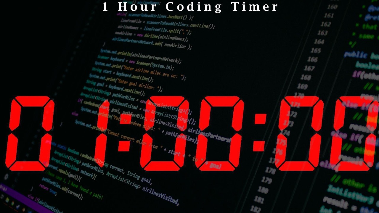 1 Hour Coding Timer