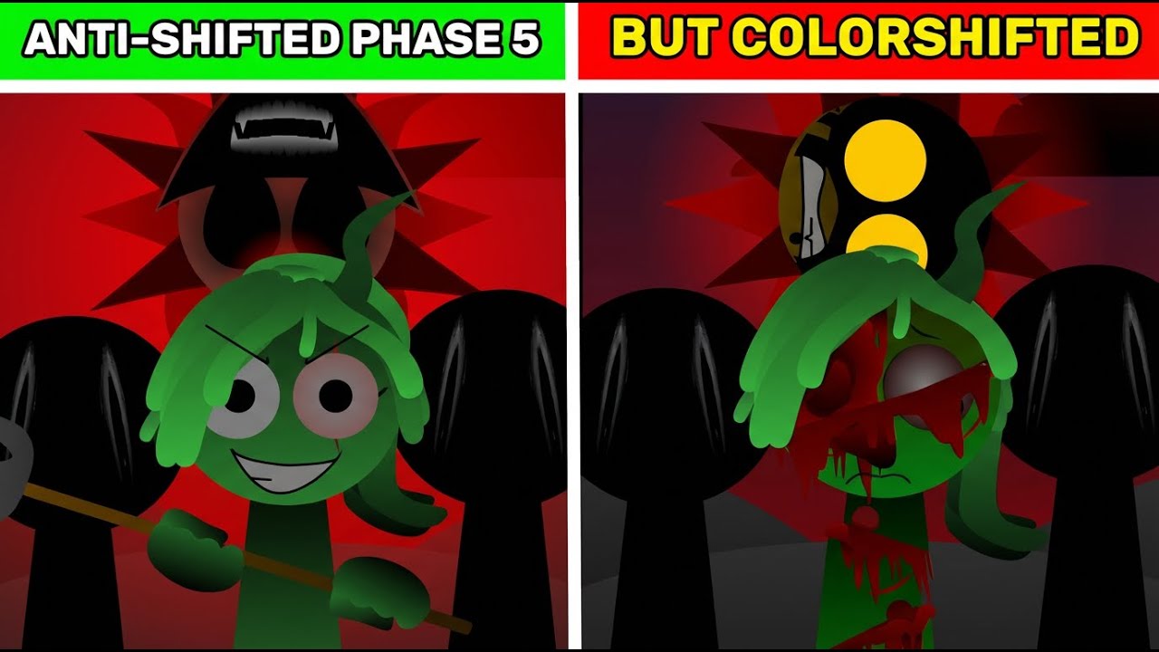 Incredibox Sprunki: Anti-Shifted Phase 5 (New Mod) - Original or Colorshifted: Who hooked you?