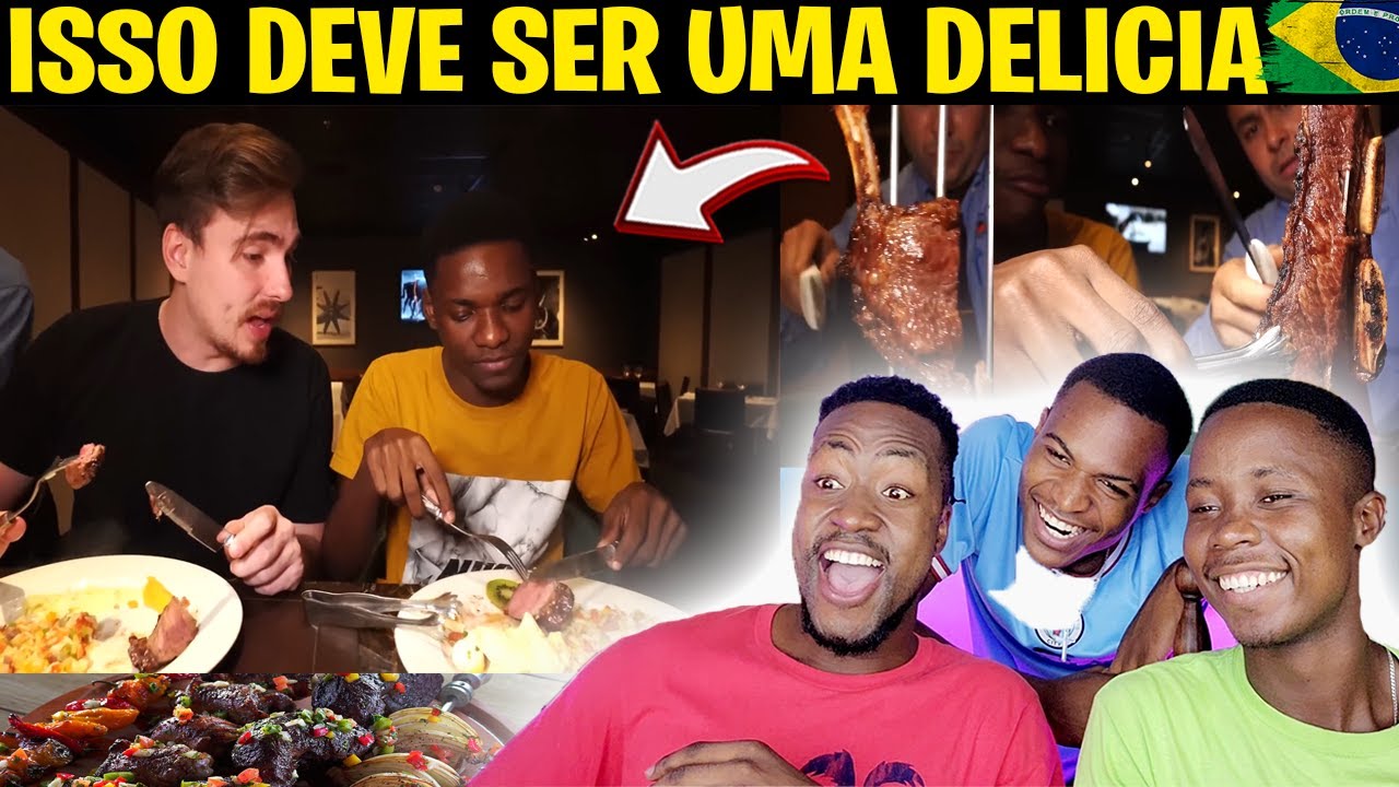 ENTAO CHURRASCO NO BRASIL  É TUDO ISSO? ELE NAO AGUENTOU, CARNE  NAO PARA DE CHEGAR