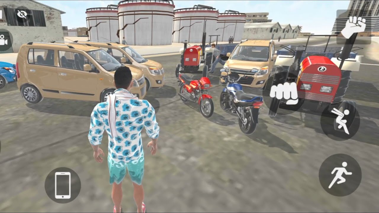 🛑 Indian bike theft auto simulator  kids voice viral game new 