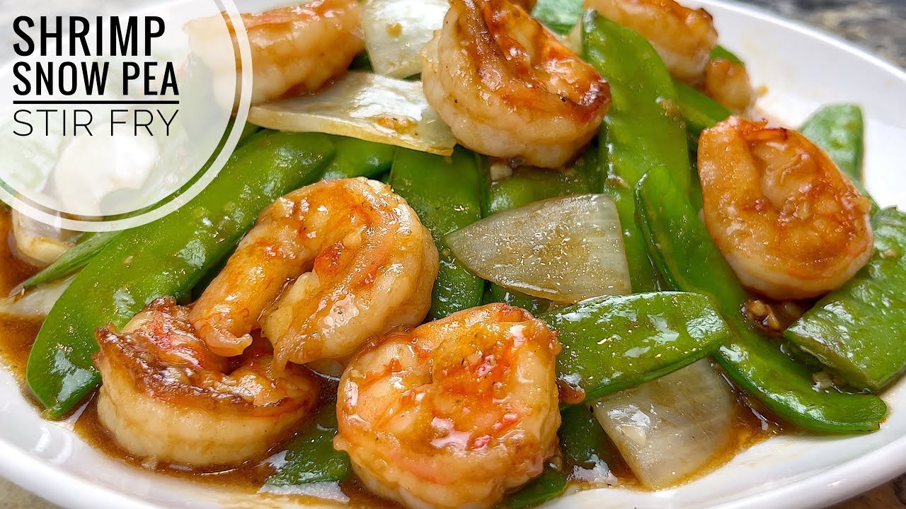 Shrimp And Snow Pea Stir Fry | Shrimp Stir Fry With Vegetable In Garlic Sauce