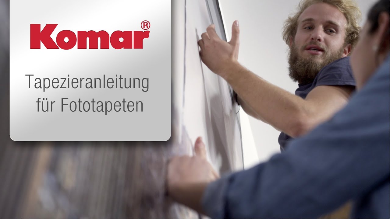 Komar Fototapeten - Tapezieranleitung: so einfach ist tapezieren!