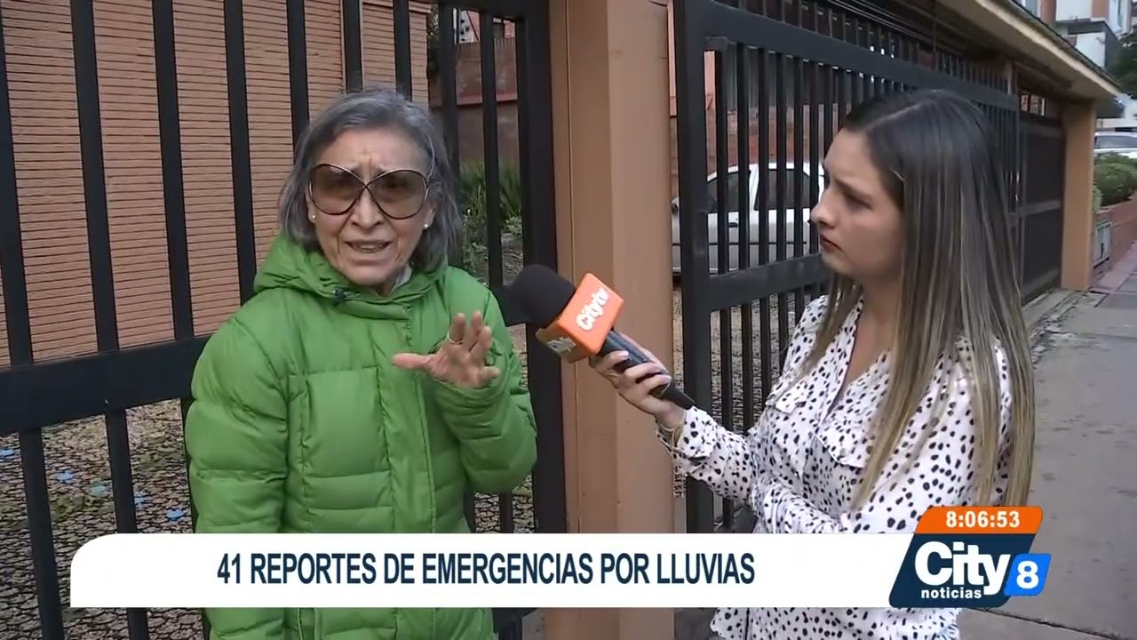 Emergencias por aguacero y granizo en el norte de Bogotá | CityTv