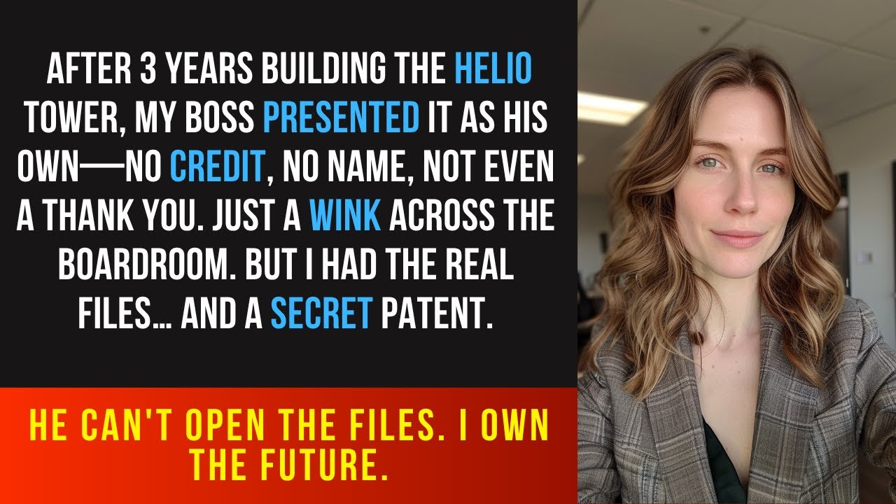 My Boss Took Full Credit for My $280M Helios Design Until He Learned I Owned the Patent