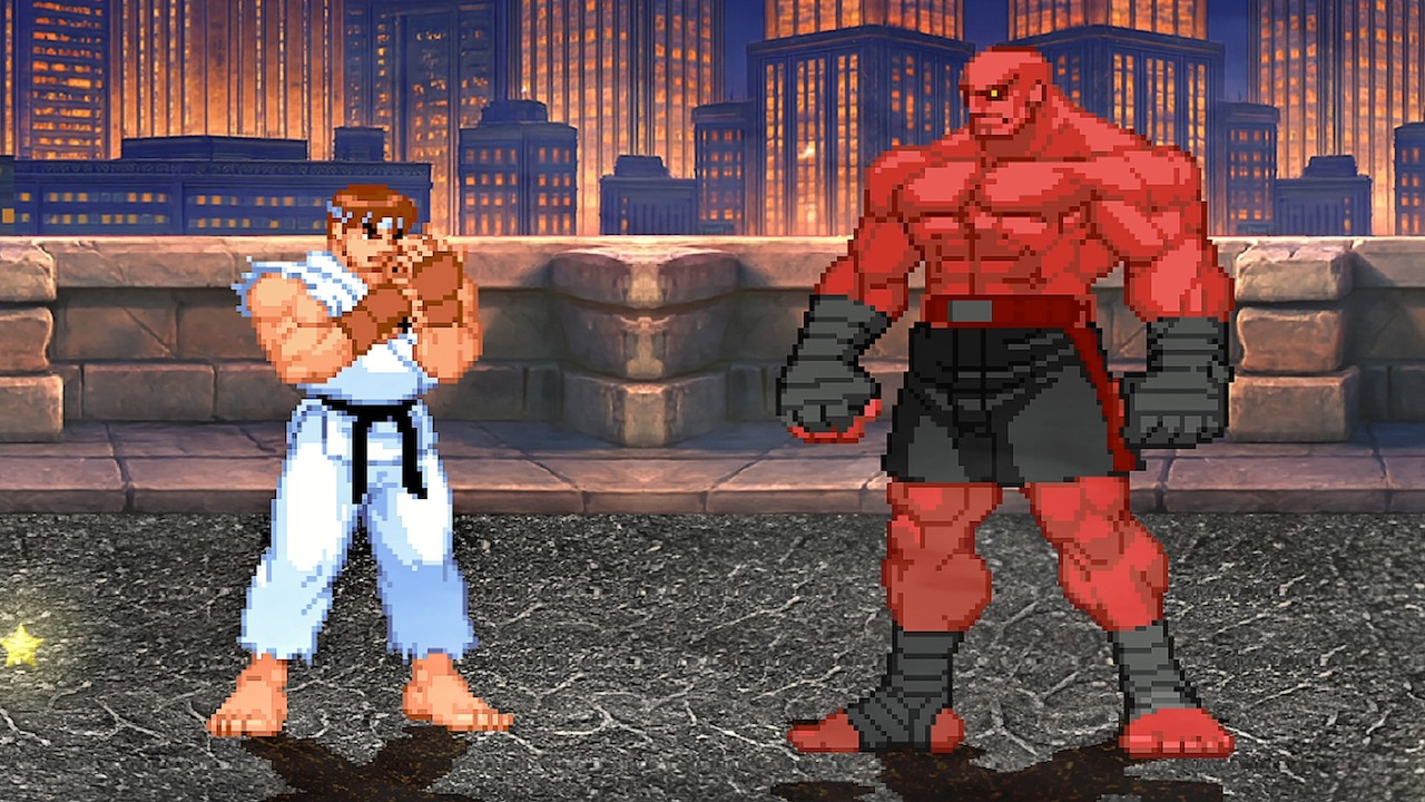 Angel Ryu Vs. Cyber Sagat - Scars of Evolution