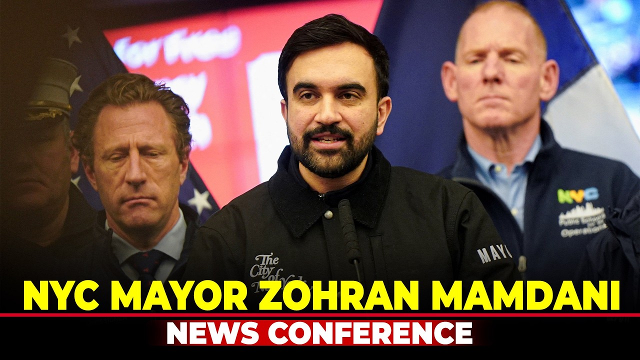 WATCH LIVE: New York City Mayor Zohran Mamdani news conference | snow storm | travel ban