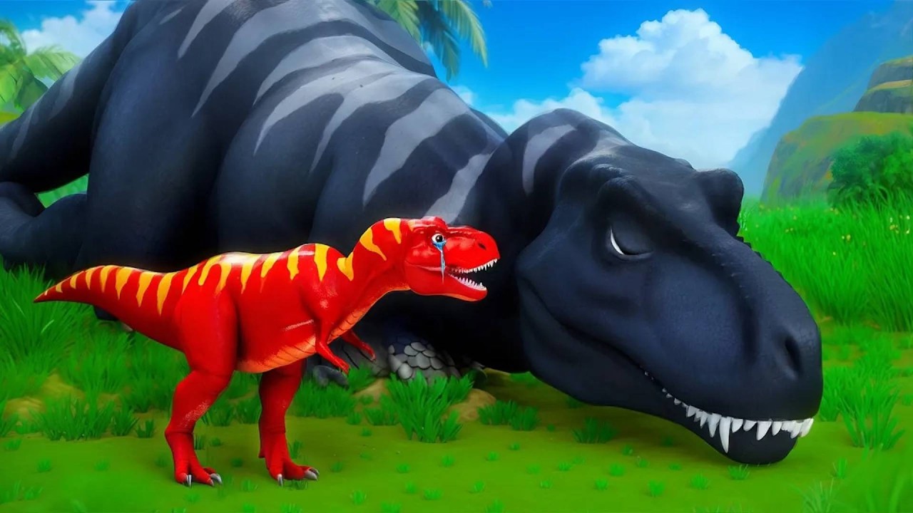 Lost Baby T-Rex 🦖 | Mother T-Rex's Epic Rescue Mission!