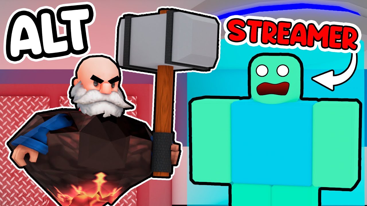 TROLLING A STREAMER IN ROBLOX FLEE THE FACILITY!!!