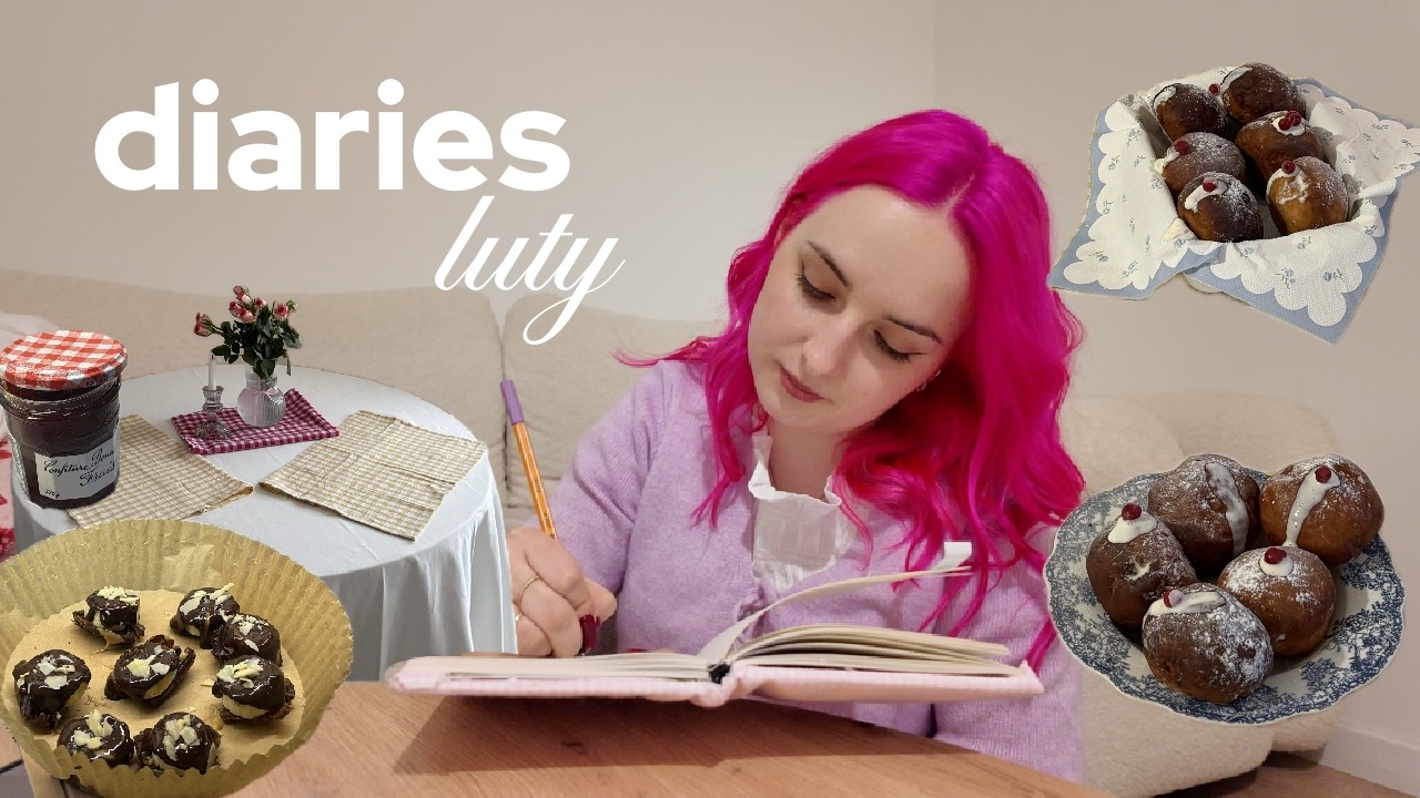 diaries | wdzięczność, sukienka marzeń i pączki