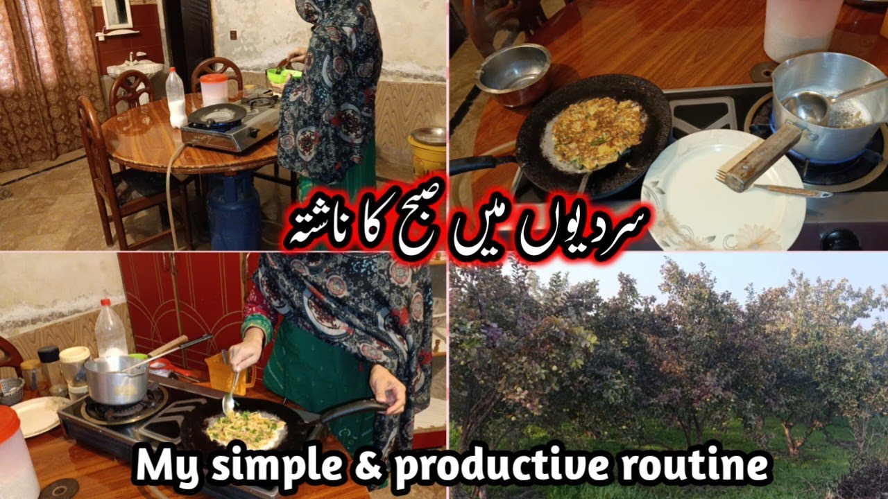 Sardiyon ki special omelette,chae or skoon