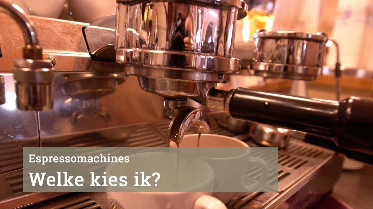 Espressomachines, welke kies ik?