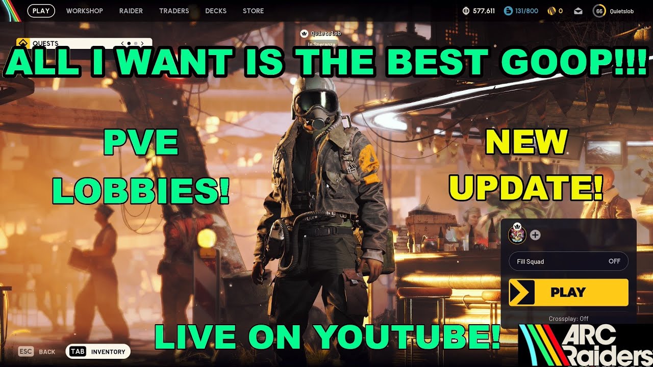 🔴LIVE | THE GOOP IS BLOWING!💨 SHROUDED SKY UPDATE! 🍃| #gaming #arcraiders #goop #livegaming