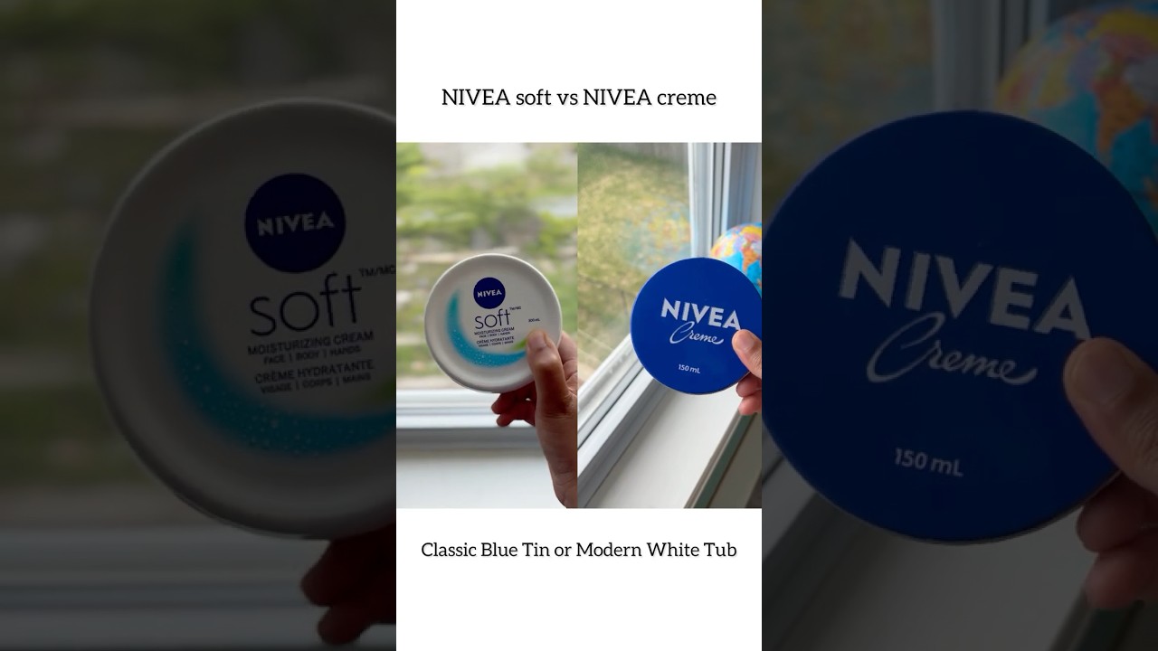 Nivea Cr&egrave;me vs Nivea Soft &ndash; Which One is Better for Your Skin? Honest review #nivea #niveacreme