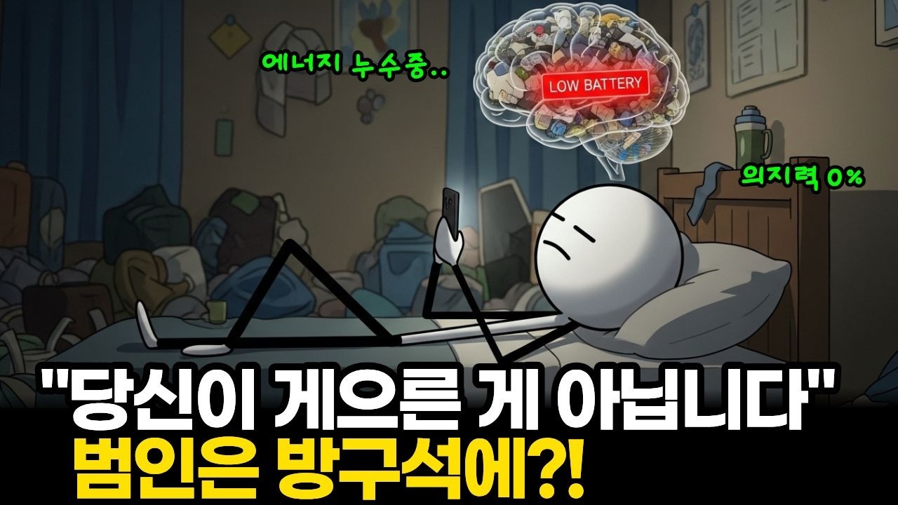 의지력 탓하지 마세요. 당신이 자꾸 무기력한 진짜 이유...