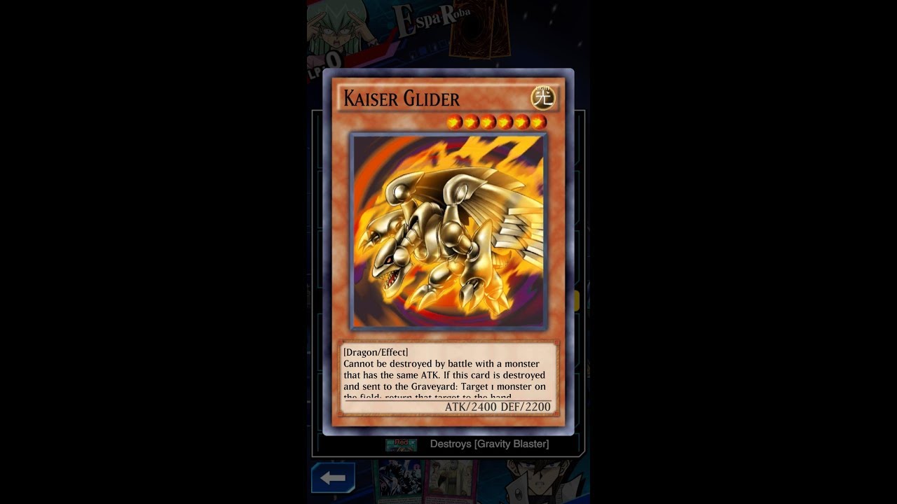 Yugioh Duel Links - Does Kaiba have a LINE with Kaiser Glider?