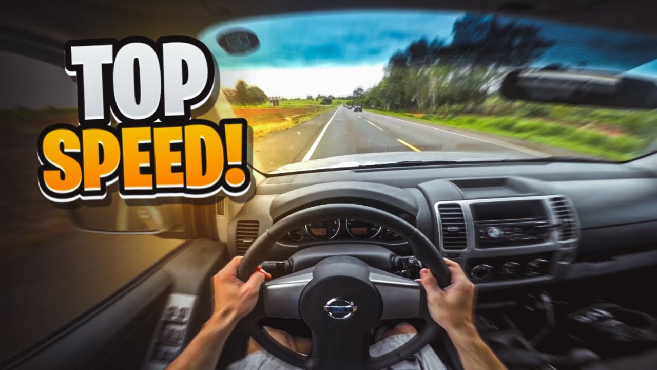 FRONTIER 2.5 TURBO DIESEL - TRAVANDO O TOP SPEED!!