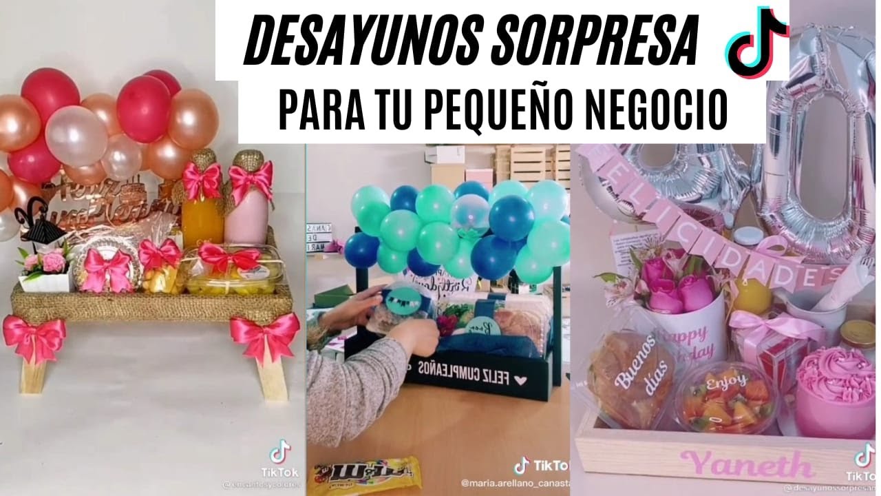 TikTok | IDEAS DE DESAYUNOS SORPRESA - Pequeños Negocios Check | Recopilación