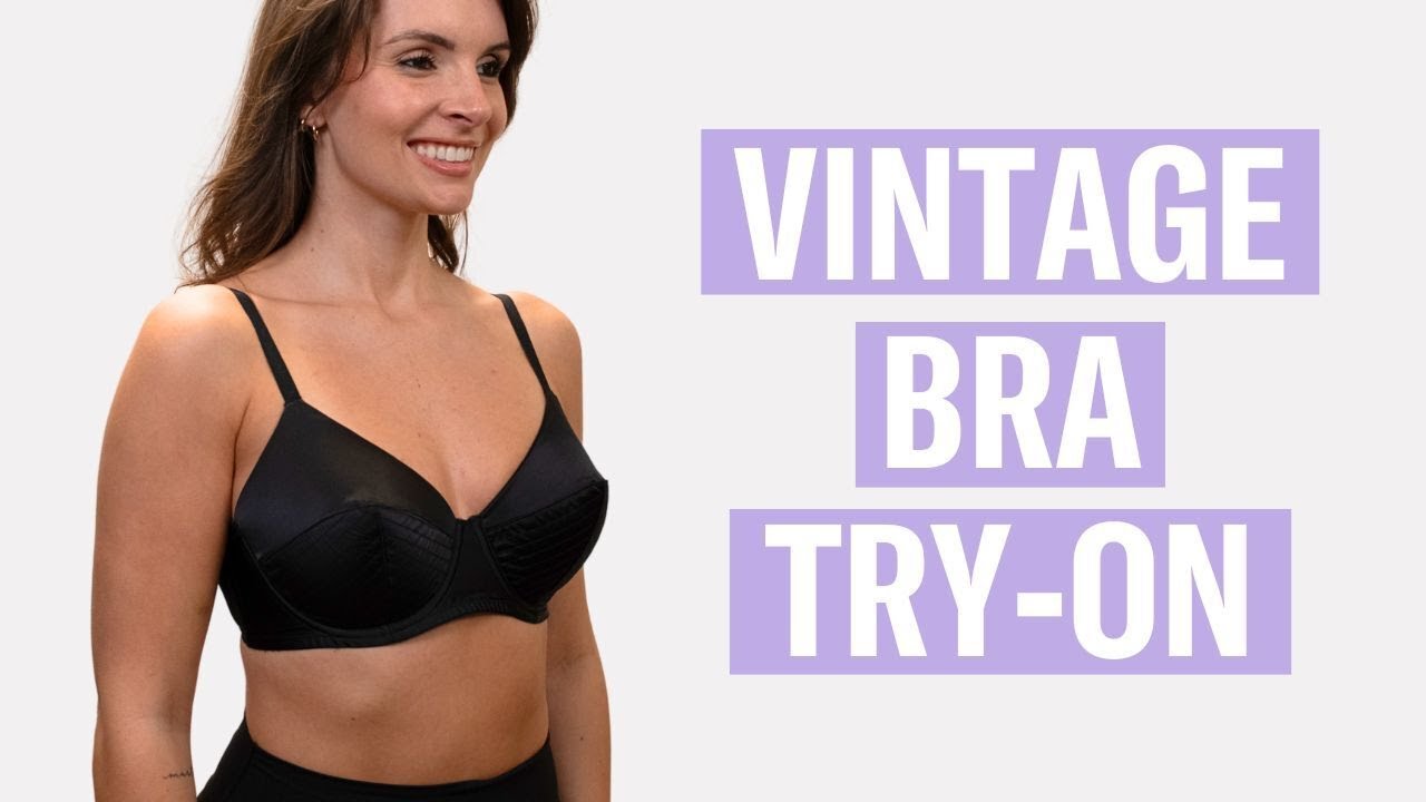 Trying Bras From Each Decade // History of Bras + When were bras invented?