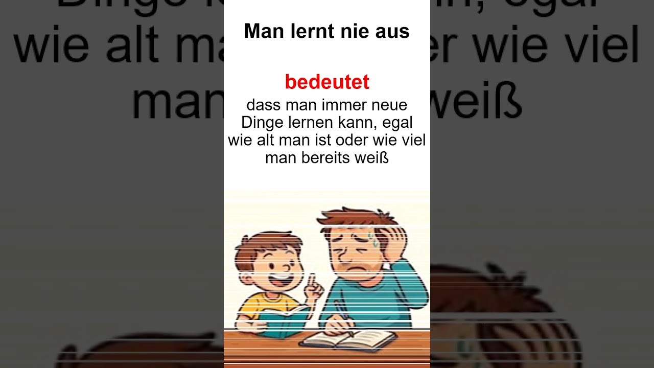 🇩🇪 "Nie zu spät zum Lernen: Unentdeckte Redensarten im B1/B2 Deutsch!" 