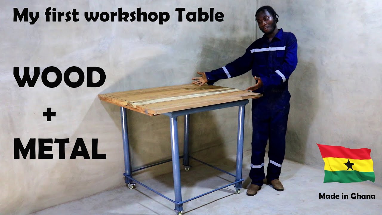 Workshop From Scratch  DIY Homemade Table for my workshop
