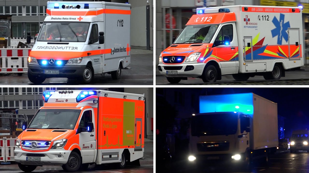 [Karneval in Köln] Rettungskräfte aus NRW im Großeinsatz an Weiberfastnacht 2024 | Einsatzfahrten