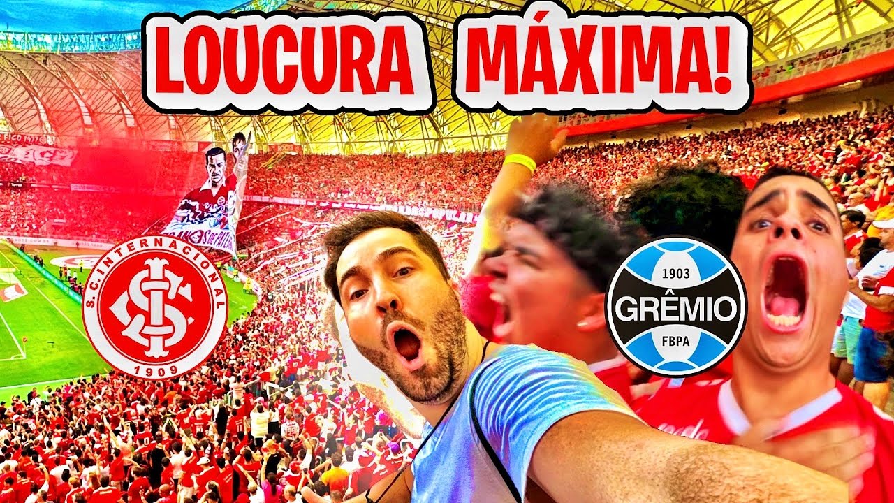 UM GRENAL QUE FEZ O BEIRA RIO DESABAR/ Internacional 3 x 2 Grêmio
