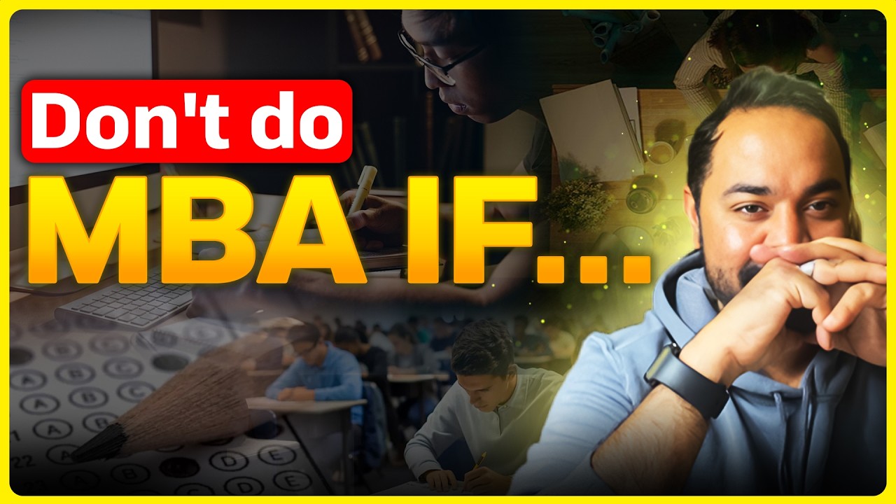 Top 3 Reasons to do an MBA | Watch this before doing an MBA