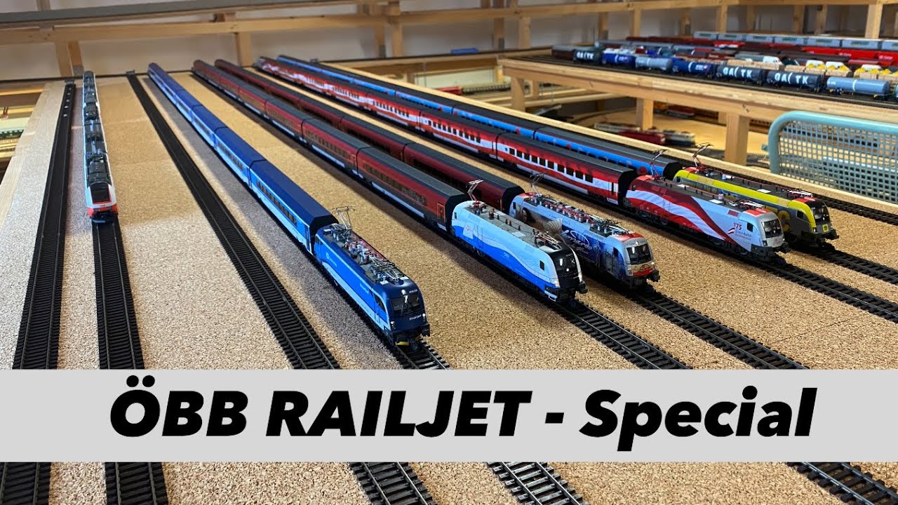 DieMobaWelt-OÖ | H0 Modelleisenbahn | ÖBB Railjet - Special mit @Roni1044er