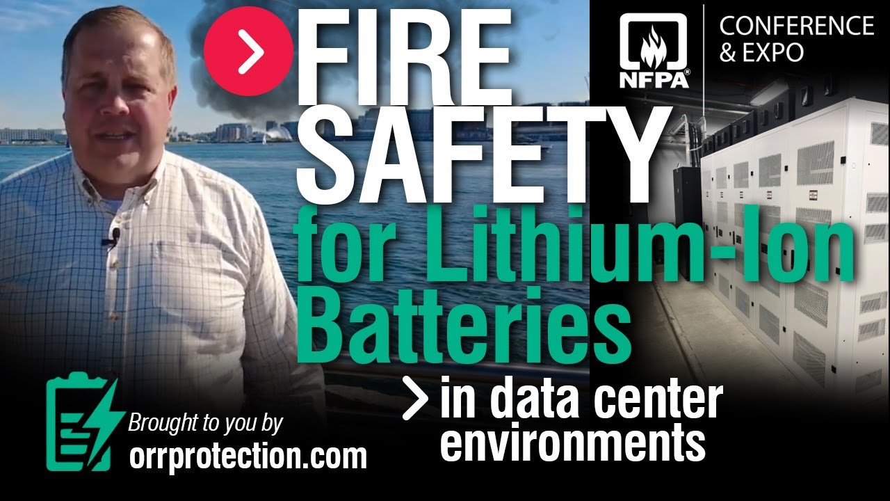 Fire Safety for Lithium-Ion Batteries in the Data Center