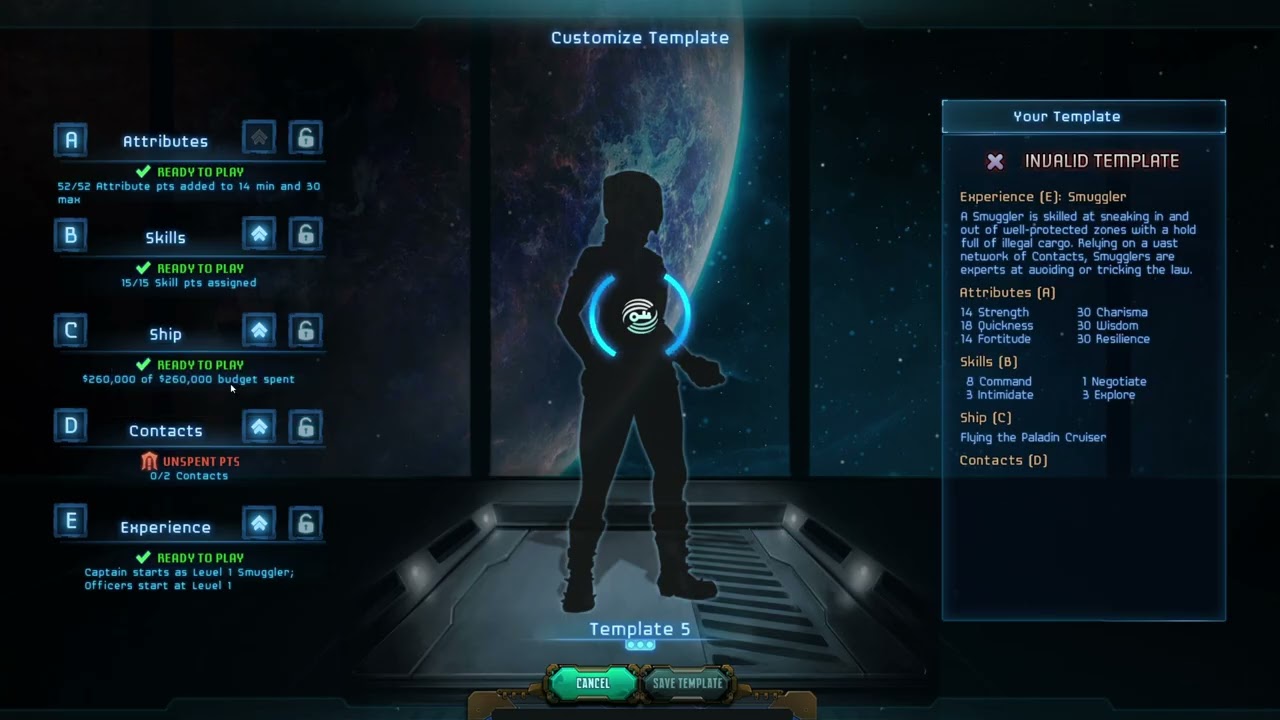 Star Traders: Frontiers 1 Starting as a Cadar Smuggler on a Paladin