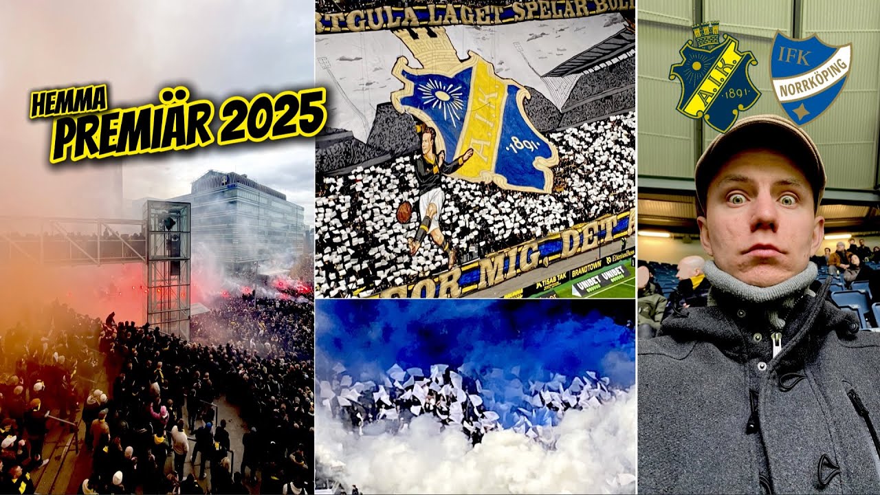 The Supporters Will NEVER Forget This! AIK - IFK NORRK&Ouml;PING Bus Reception & Premiere Documentary
