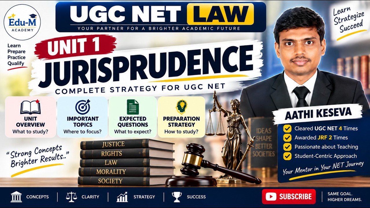 UGC NET Paper 2 LAW/TNSET/Unit 1 Jurisprudence/Most Important Topics in Unit/Explained in Tamil/2026