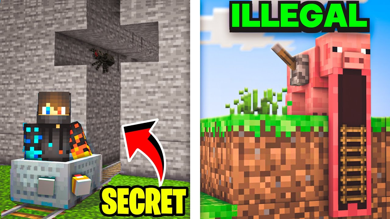 18 Most ILLEGAL Minecraft Builds