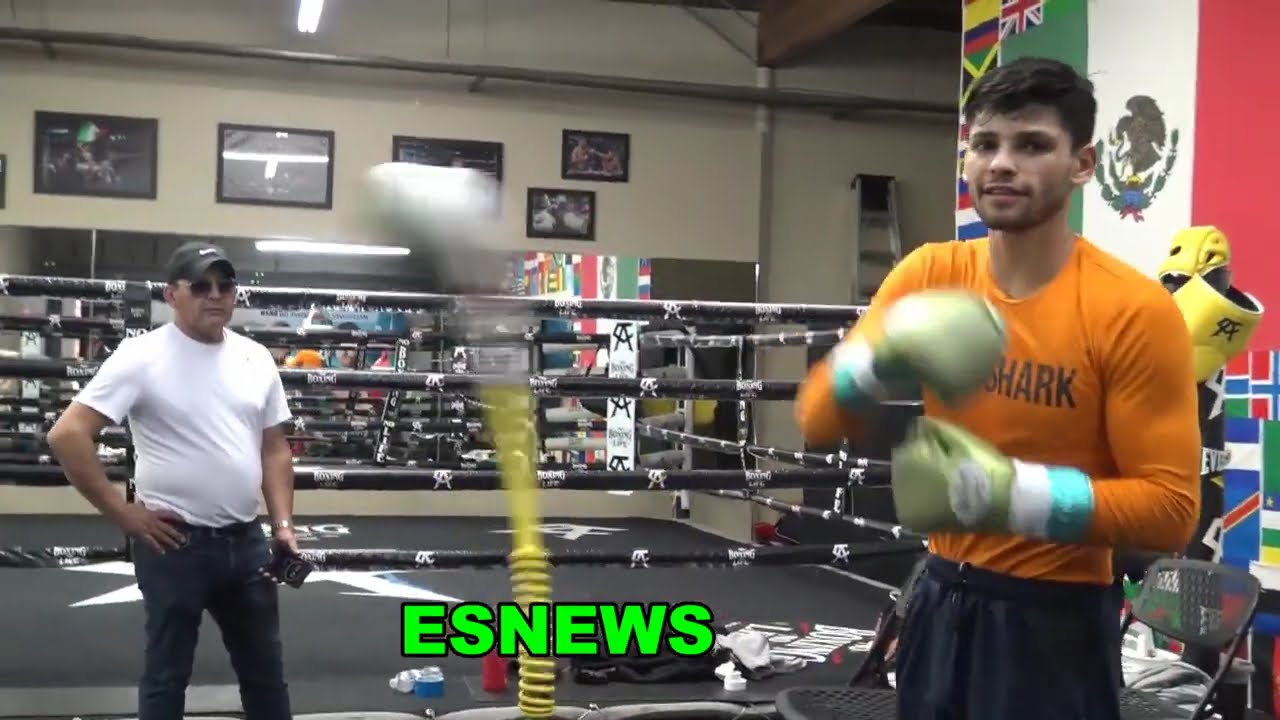 Райан Гарсия о невероятной скорости и силе мешка «Кобра» EsNews Boxing