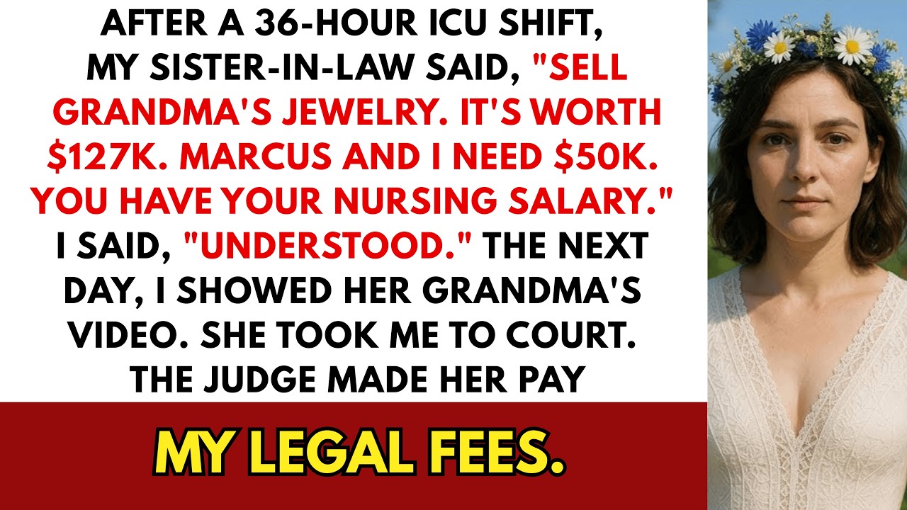 After A 36-Hour ICU Shift, My Sister-In-Law Demanded $127K For Grandma's Jewelry.