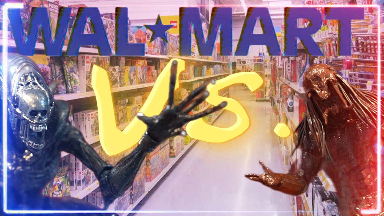 NECA ALIEN VS. PREDATOR (Touching Grass Episode 1: @Walmart )